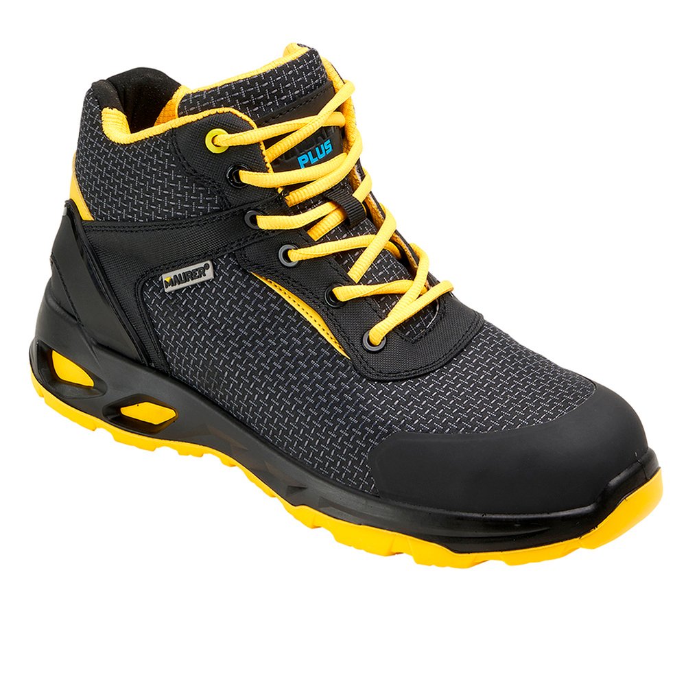 Botas Seguridad Maurer S3 Modelo Amerina Antideslizante con Suela Resistente a los Hidrocarburos. Talla