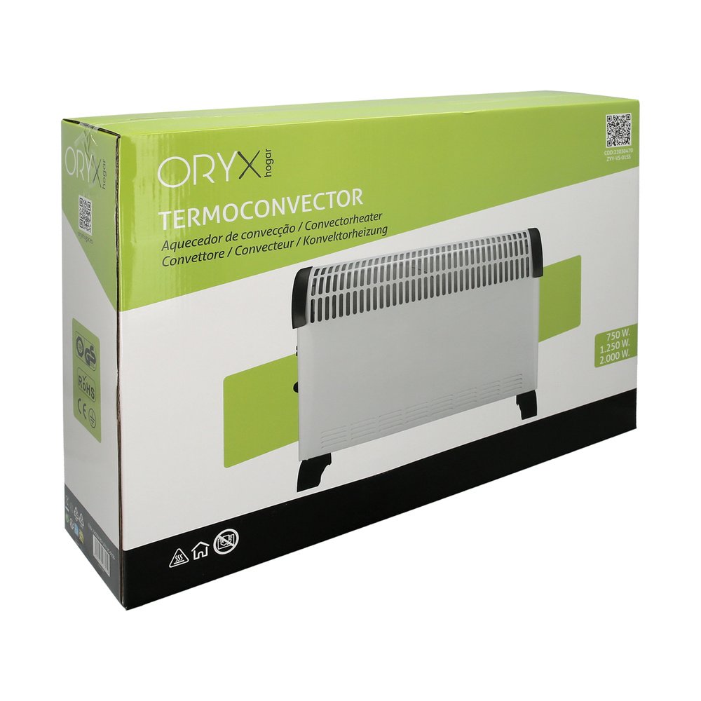 Termoconvector De Suelo potencia de 750 / 1250 / 2000w 6 Termoconvector De Suelo potencia de 750 / 1250 / 2000w
