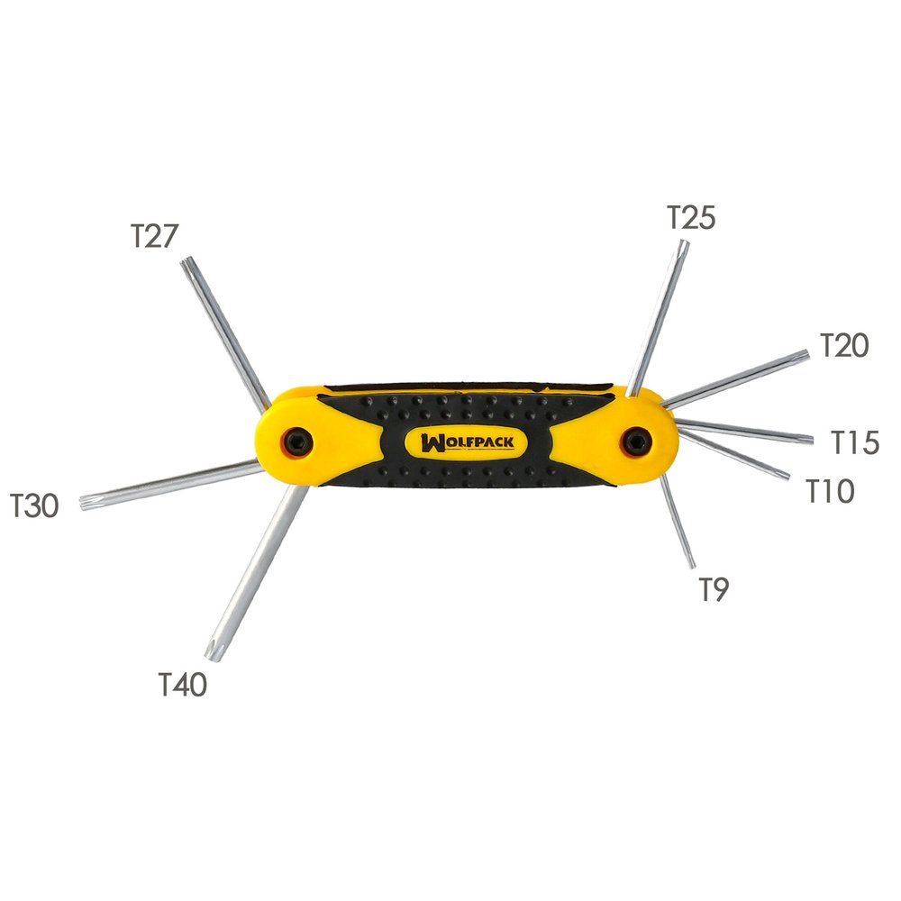 Juego Llaves Torx Plegable 8 Piezas Inviolable, Llave Torx Hexagonal, Llave Estrella, Llave Allen Estrella 3 Juego Llaves Torx Plegable 8 Piezas Inviolable, Llave Torx Hexagonal, Llave Estrella, Llave Allen Estrella