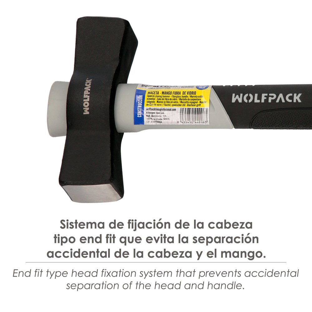 Maceta Mango Fibra Vidrio Mango Fibra Vidrio Con Empuñadura Antideslizante.