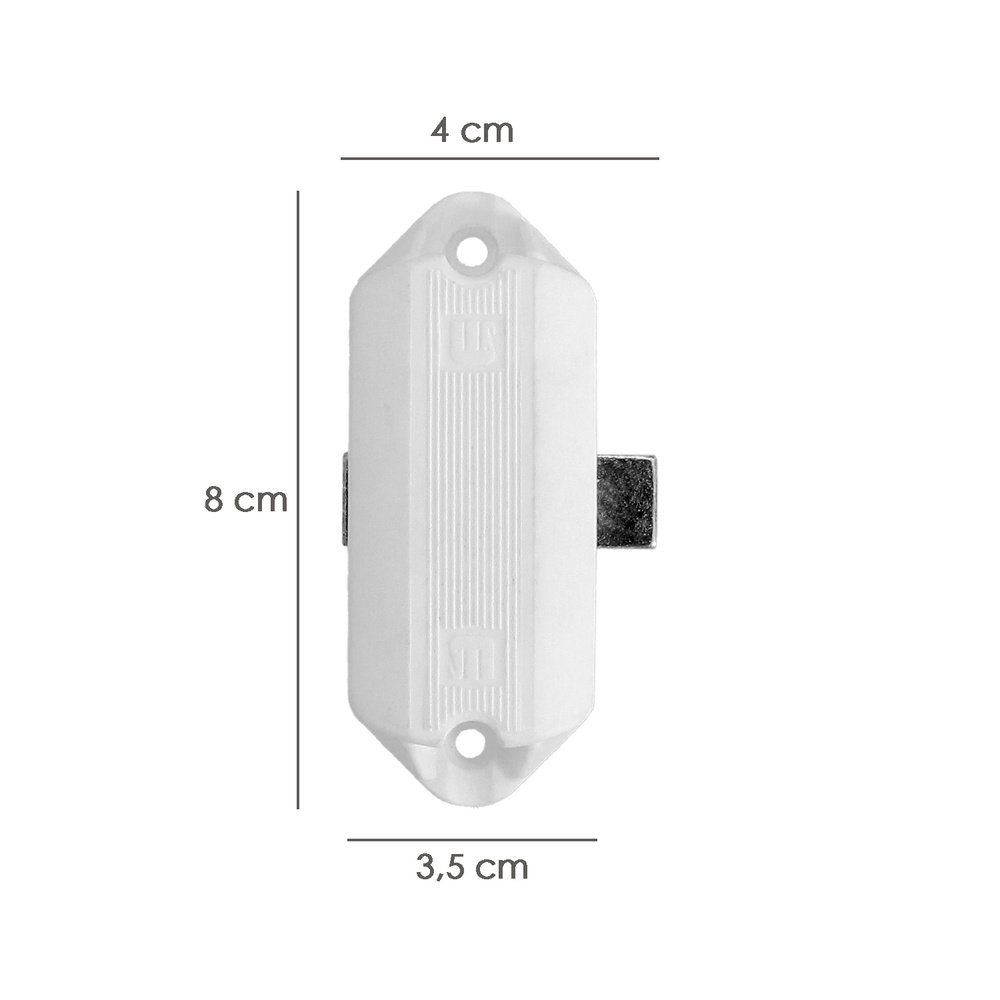 Cerradura Falleba Sin Llave 93/ Blanco 2 Cerradura Falleba Sin Llave 93/ Blanco