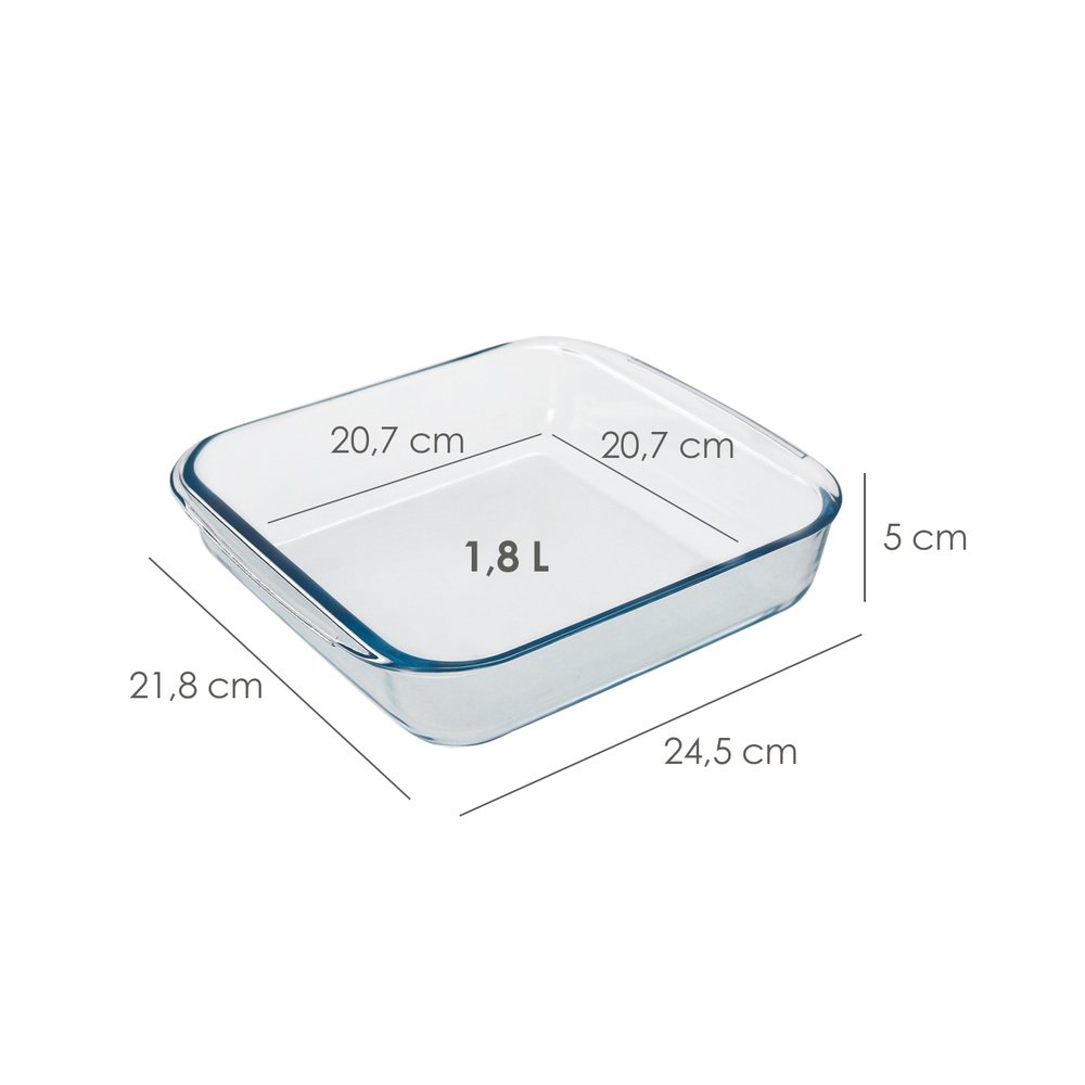 Fuente Horno Cristal Borosilicato Cuadrada 1,8 L. 20,7x20,7 cm. Ideal Meclas, Ensaladas, Postres, Cocina, Resposteria. Libre BPA 2 Fuente Horno Cristal Borosilicato Cuadrada 1,8 L. 20,7x20,7 cm. Ideal Meclas, Ensaladas, Postres, Cocina, Resposteria. Libre BPA