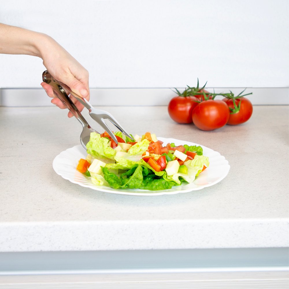 Pinzas Para Servir Acero Inoxidable 21 cm. Ideal para la cocina, servir ensaladas, servir carnes, pescados, etc. 3 Pinzas Para Servir Acero Inoxidable 21 cm. Ideal para la cocina, servir ensaladas, servir carnes, pescados, etc.