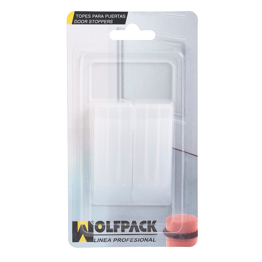 Cuñas para Puerta Transparentes (Blister 2 unidades) 3 Cuñas para Puerta Transparentes (Blister 2 unidades)