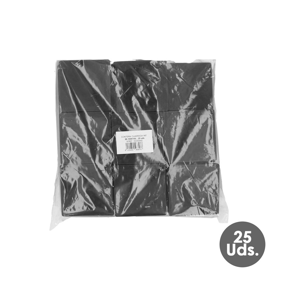 Contera Interior Plastico Cuadrada 100x100 mm. Color Negro. Bolsa 25 Unidades. Contera Mesa, Silla, Muebles, Estanteria 3 Contera Interior Plastico Cuadrada 100x100 mm. Color Negro. Bolsa 25 Unidades. Contera Mesa, Silla, Muebles, Estanteria