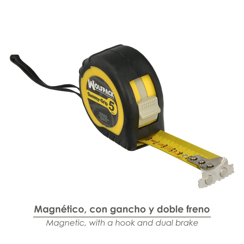 Flexometro Magnetico Grip Topline 5 Metros / 25 mm. Con Freno Metro Magnetico, Medición, Metro Magnetico, Hogar, Bricolaje 3 Flexometro Magnetico Grip Topline 5 Metros / 25 mm. Con Freno Metro Magnetico, Medición, Metro Magnetico, Hogar, Bricolaje