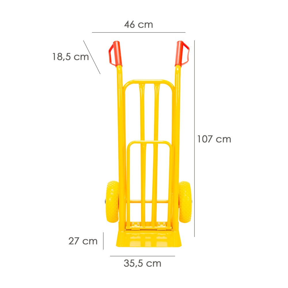 Carretilla Almacen / Sacos Con Pala Abatible Ruedas Macizas Llantas de plástico 4 Carretilla Almacen / Sacos Con Pala Abatible Ruedas Macizas Llantas de plástico
