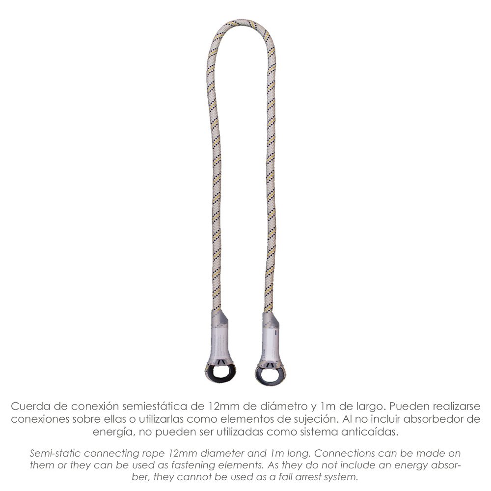 Cinturon Seguridad con Cuerda y Mosquetón 4 Cinturon Seguridad con Cuerda y Mosquetón