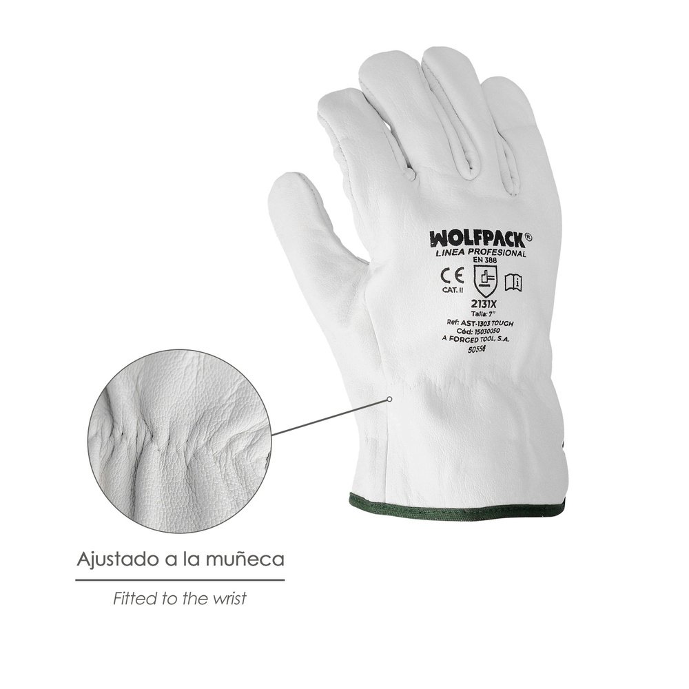 Guantes De Trabajo De Piel Flor De Vacuno, Proteccion Laboral, Riesgos Mecanicos, Guantes De Seguridad De Cuero. Talla 3 Guantes De Trabajo De Piel Flor De Vacuno, Proteccion Laboral, Riesgos Mecanicos, Guantes De Seguridad De Cuero. Talla