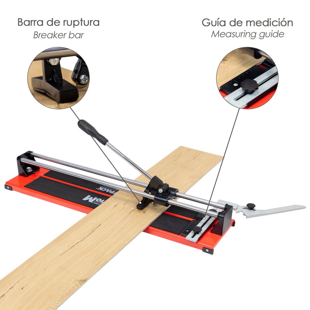 Corta Azulejos Profesional Base Acero 600 mm. 3 Corta Azulejos Profesional Base Acero 600 mm.