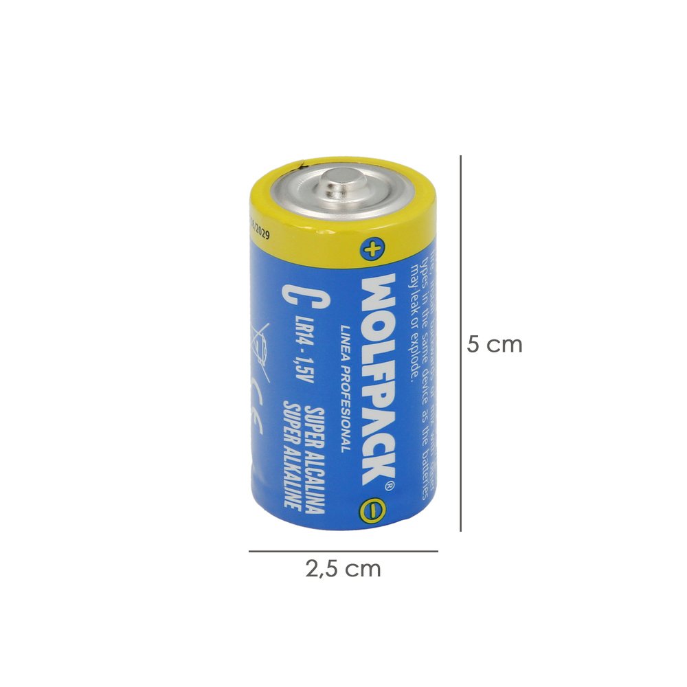Pila Alcalina C - LR14 (Blister 2 Piezas)
