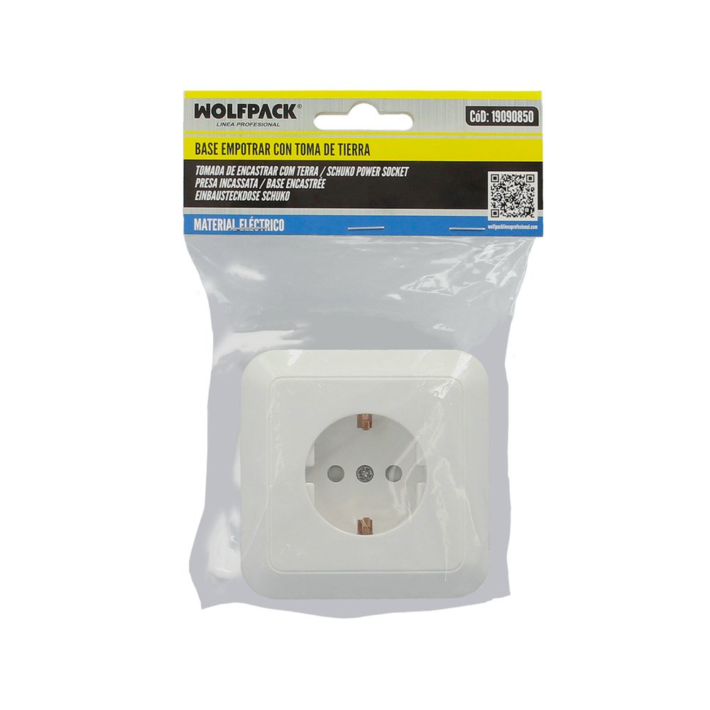 Base Empotrar Blanco 5 Base Empotrar Blanco
