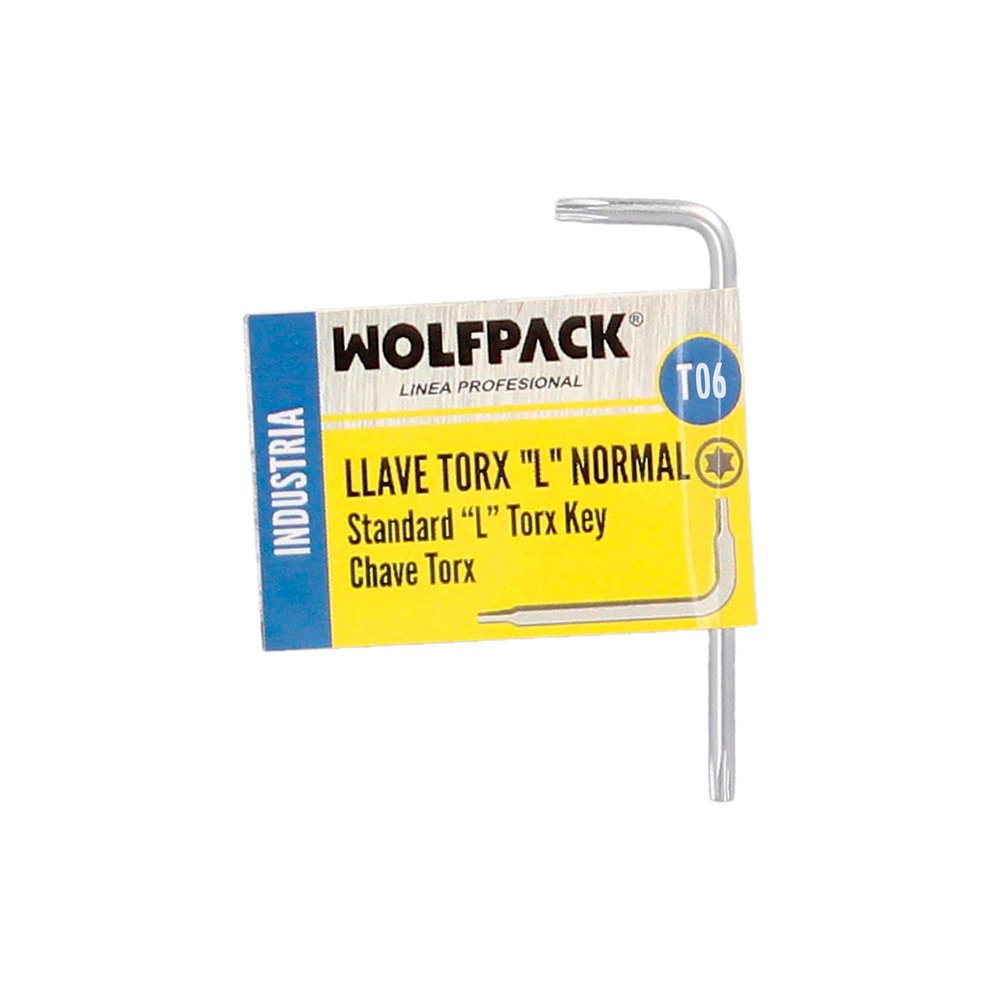 Llave Torx Standar Acero Cromo Vanadio Profesional T0