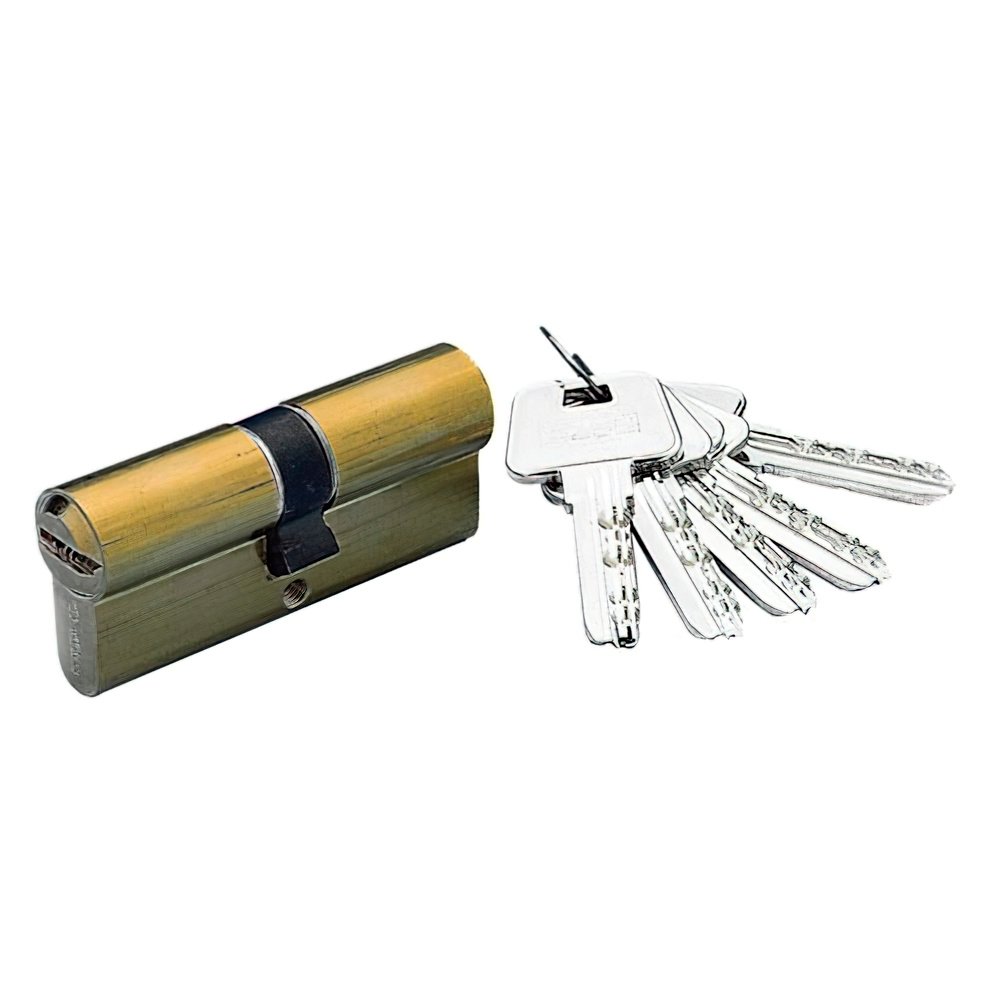 Cilindro Yale Seguridad YL-6 35x45/r15,0 Latonado 1 Cilindro Yale Seguridad YL-6 35x45/r15,0 Latonado