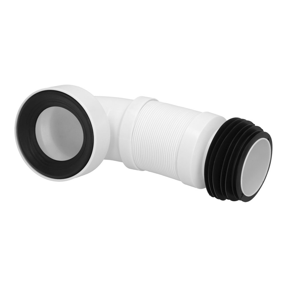 Manguito Inodoro Extensible T-138 Acodado 3 Manguito Inodoro Extensible T-138 Acodado