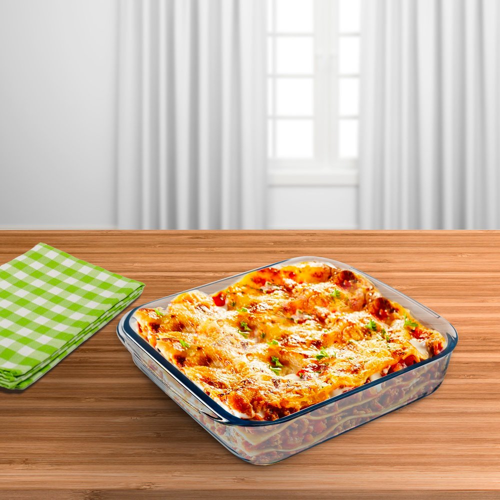 Fuente Horno Cristal Borosilicato Cuadrada 1,8 L. 20,7x20,7 cm. Ideal Meclas, Ensaladas, Postres, Cocina, Resposteria. Libre BPA 5 Fuente Horno Cristal Borosilicato Cuadrada 1,8 L. 20,7x20,7 cm. Ideal Meclas, Ensaladas, Postres, Cocina, Resposteria. Libre BPA