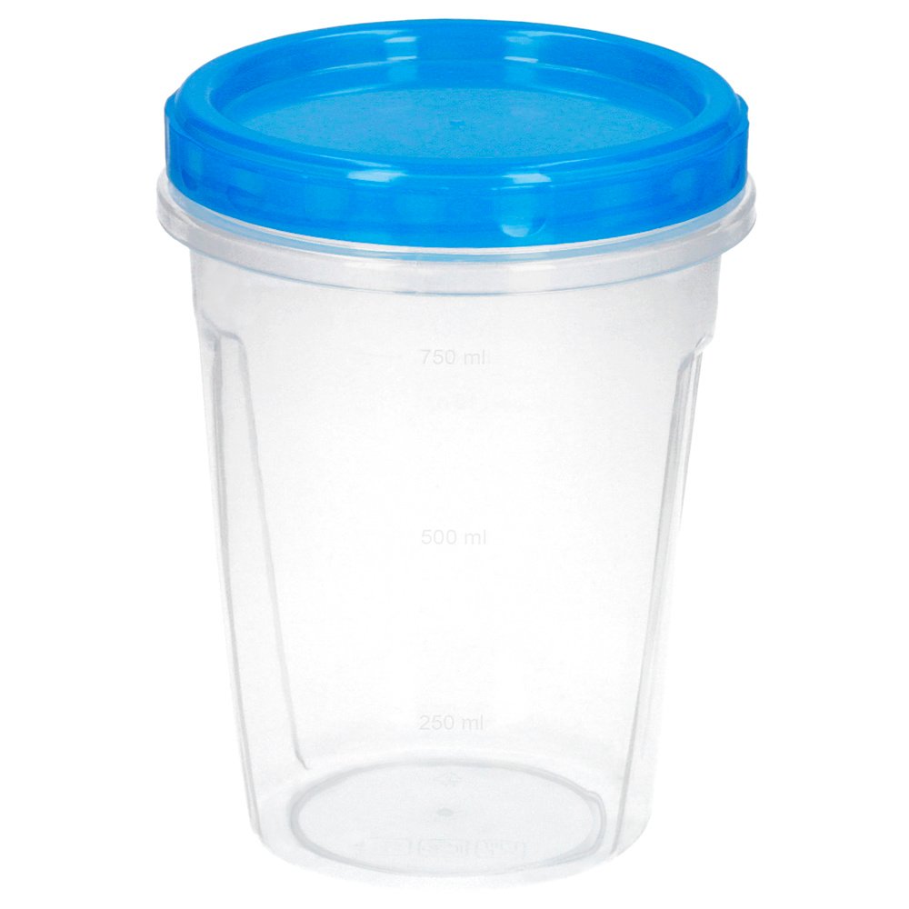 Juego Recipientes Plastico Redondos 1 Litro (Pack 3 piezas) 3 Juego Recipientes Plastico Redondos 1 Litro (Pack 3 piezas)