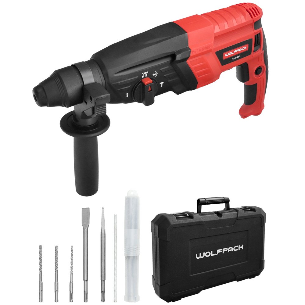Martillo Perforador SDS PLUS 900 Watt. Con Accesorios y Maletin 1 Martillo Perforador SDS PLUS 900 Watt. Con Accesorios y Maletin