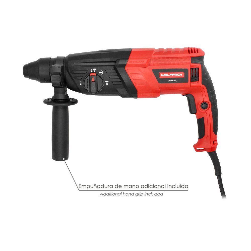 Martillo Perforador SDS PLUS 900 Watt. Con Accesorios y Maletin 3 Martillo Perforador SDS PLUS 900 Watt. Con Accesorios y Maletin