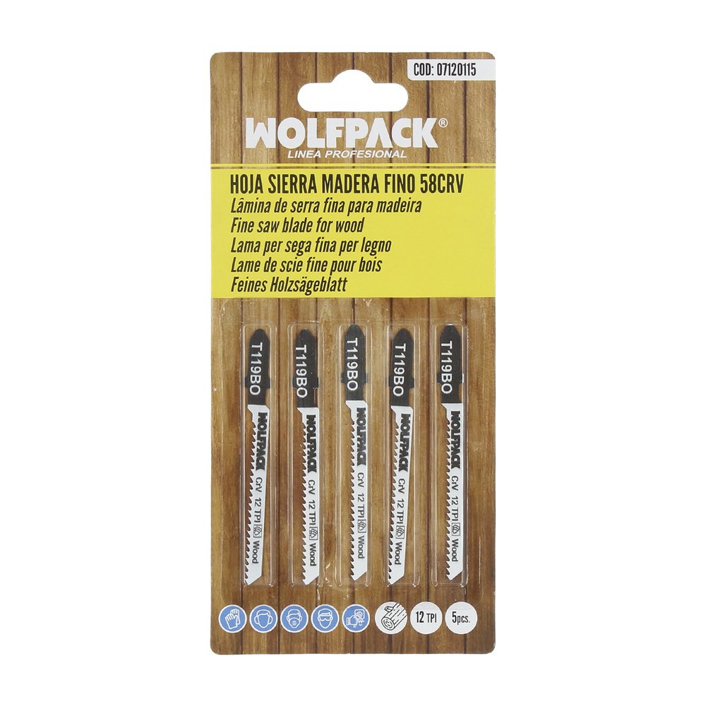 Hojas Sierra Calar Para Madera Corte Fino 5 Piezas. Hoja Cromo Vanadio 58. Vastago T Universal 5 Hojas Sierra Calar Para Madera Corte Fino 5 Piezas. Hoja Cromo Vanadio 58. Vastago T Universal