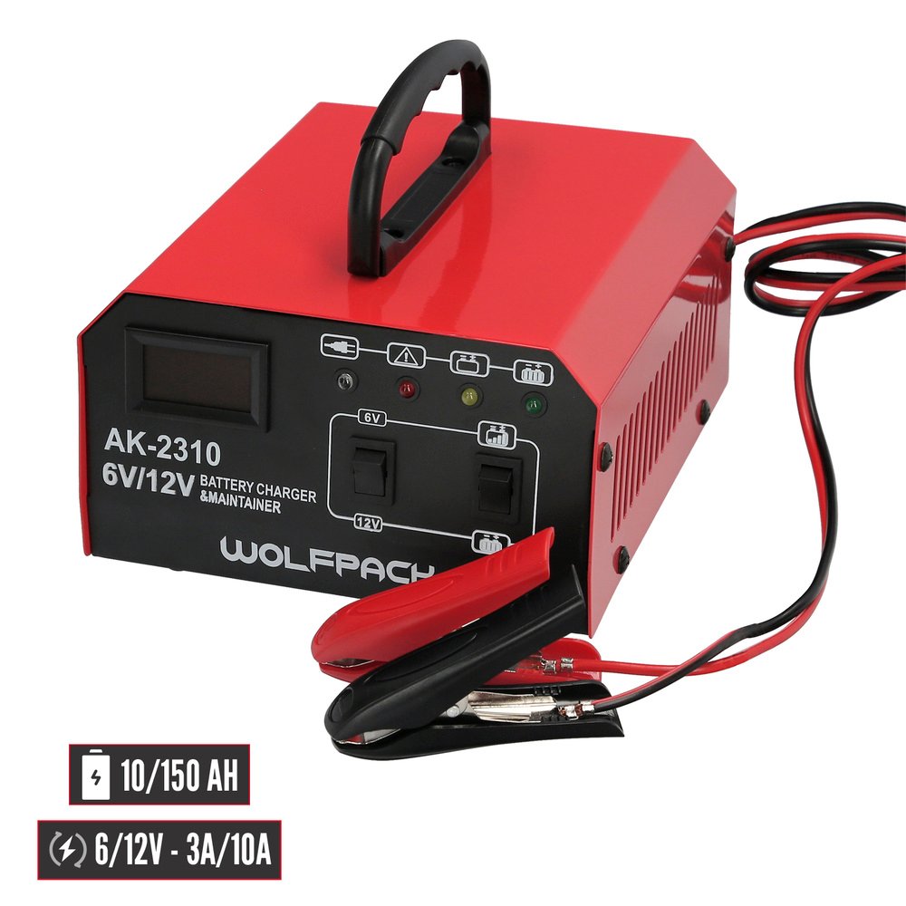 Carga Baterias Con Mantenedor De Carga 6/12v 10-150 Ah Automatico