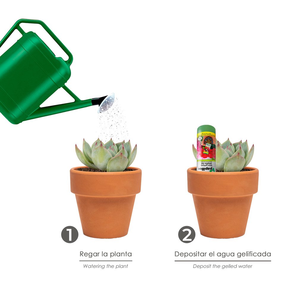Agua Gelificada Para Riego Con Dispensador 300 ml. 3 Agua Gelificada Para Riego Con Dispensador 300 ml.
