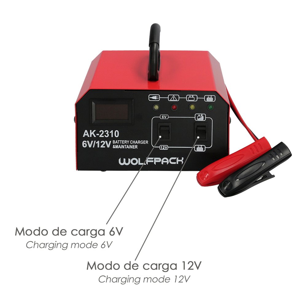 Carga Baterias Con Mantenedor De Carga 6/12v 10-150 Ah Automatico