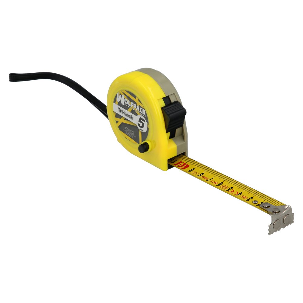 Flexometro Magnético Amarillo Con Freno  5 Metros / 19 mm.