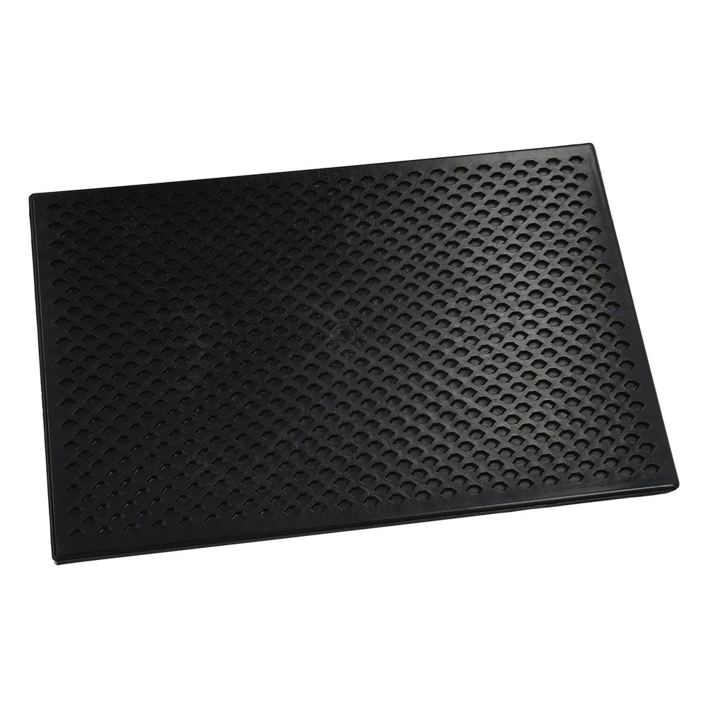 Talocha Plastico 32 x 22 cm. Mango Madera Negra Con Alveolos 6 Talocha Plastico 32 x 22 cm. Mango Madera Negra Con Alveolos