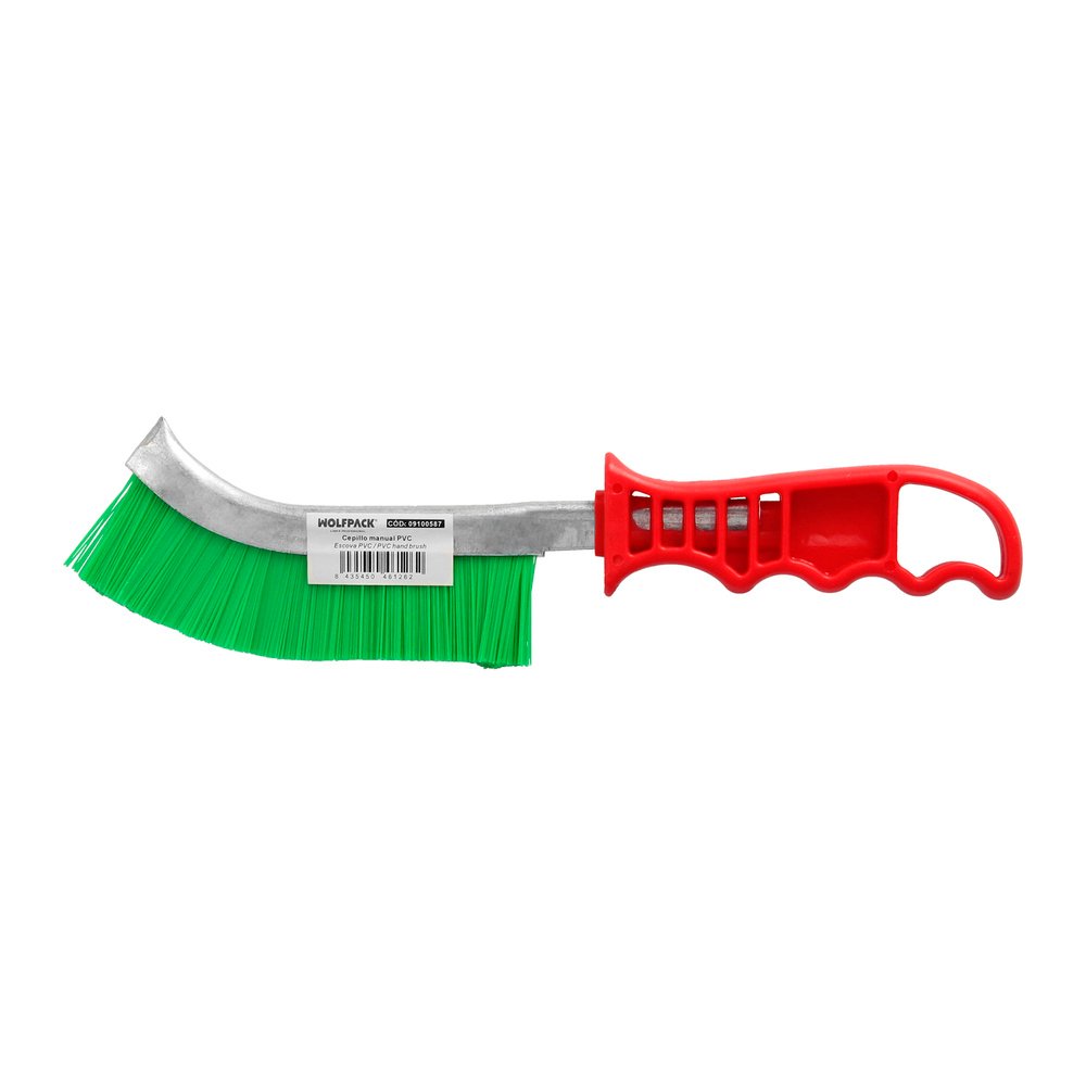 Cepillo Manual P.V.C. Mango De Plástico Rojo Multifuncional Resistente y Duradero 4 Cepillo Manual P.V.C. Mango De Plástico Rojo Multifuncional Resistente y Duradero