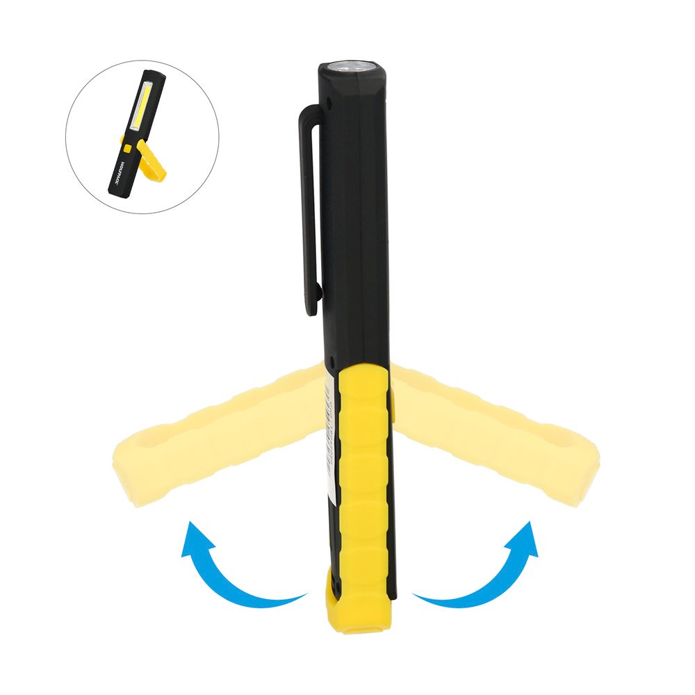 Linterna LED Multifunción Tipo Boligrafo Recargable (900 mAh) 200 Lumenes Con Iman, Gancho y Soporte Ajustable. 2 Linterna LED Multifunción Tipo Boligrafo Recargable (900 mAh) 200 Lumenes Con Iman, Gancho y Soporte Ajustable.