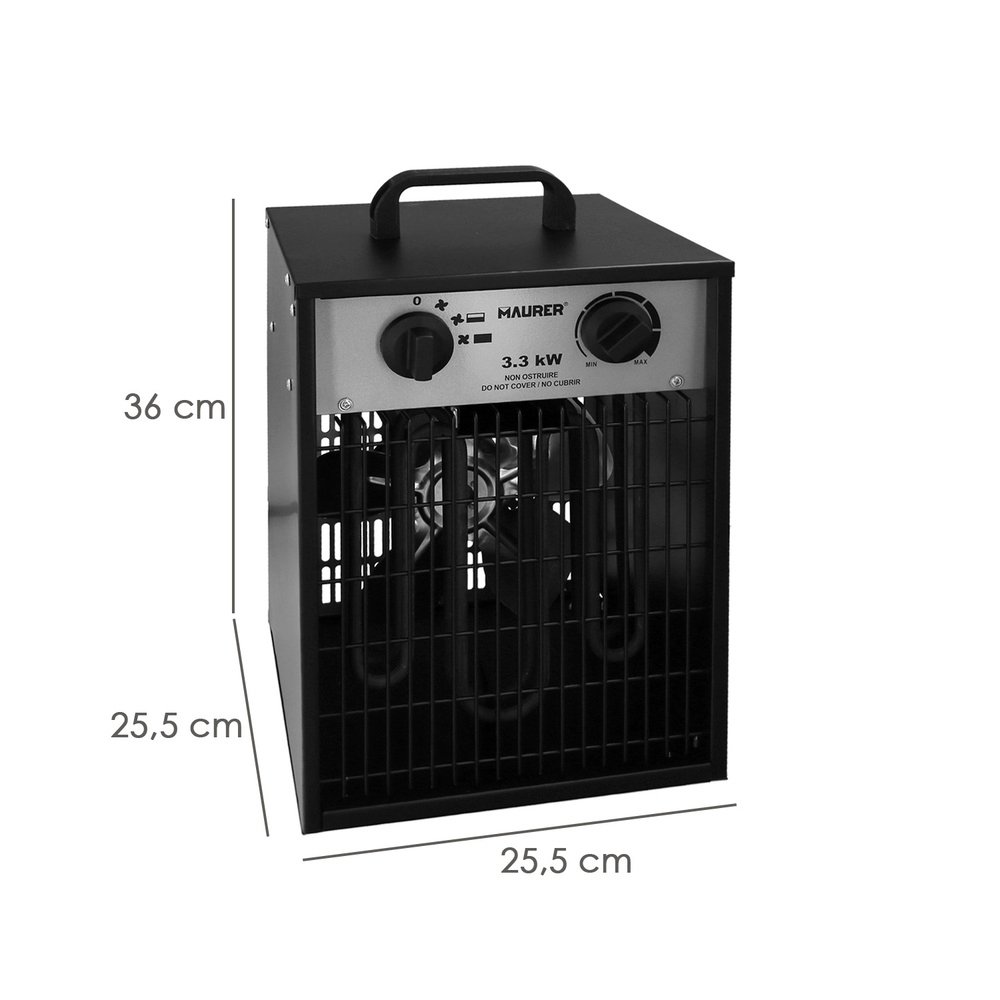 Calefactor Industrial 1650 / 3300 Watt. Cañon Aire Caliente. 2 Calefactor Industrial 1650 / 3300 Watt. Cañon Aire Caliente.