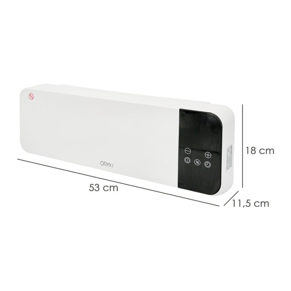 Termoconvector De Pared Split 1000 / 2000 Watt. 2 Termoconvector De Pared Split 1000 / 2000 Watt.