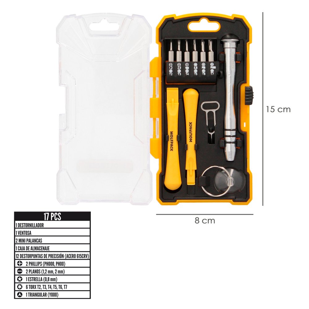 Kit Herramientas Reparacion Smartphones 17 Piezas 2 Kit Herramientas Reparacion Smartphones 17 Piezas
