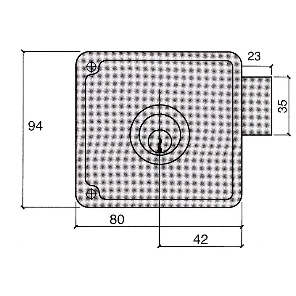 Cerradura Ucem 4124-hb/10/ Derecha 2 Cerradura Ucem 4124-hb/10/ Derecha