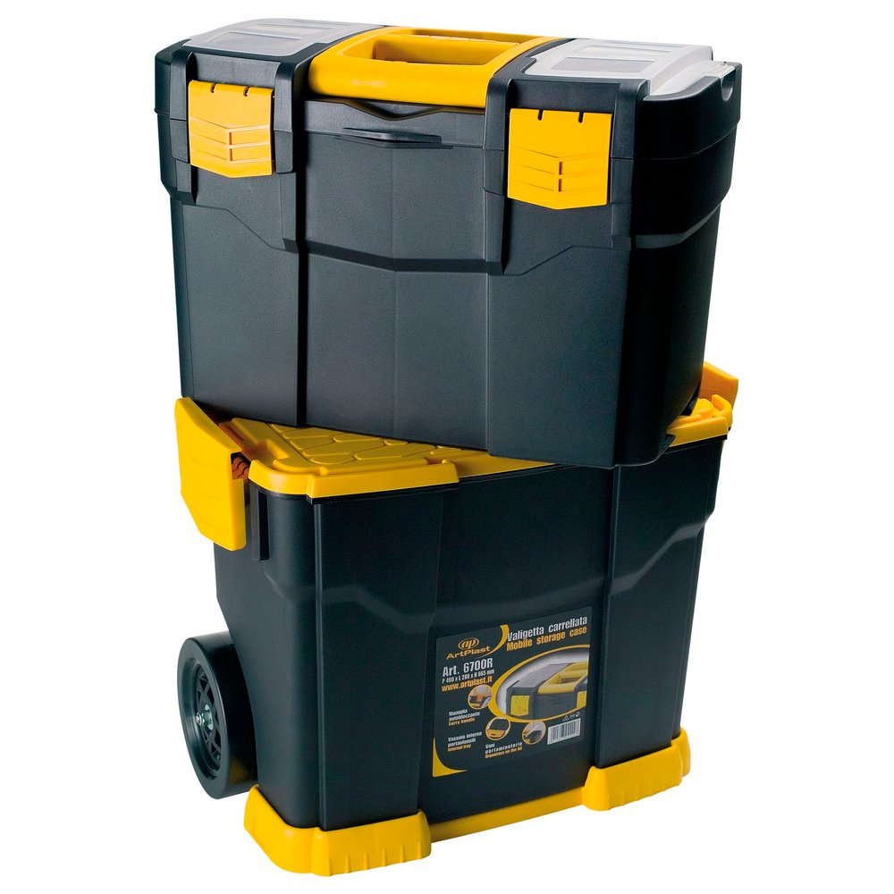 Carro Portaherramientas / Maletín De Herramientas Con Ruedas 460x280x665 mm. Caja Almacenaje, Malentin Organizador 2 Carro Portaherramientas / Maletín De Herramientas Con Ruedas 460x280x665 mm. Caja Almacenaje, Malentin Organizador