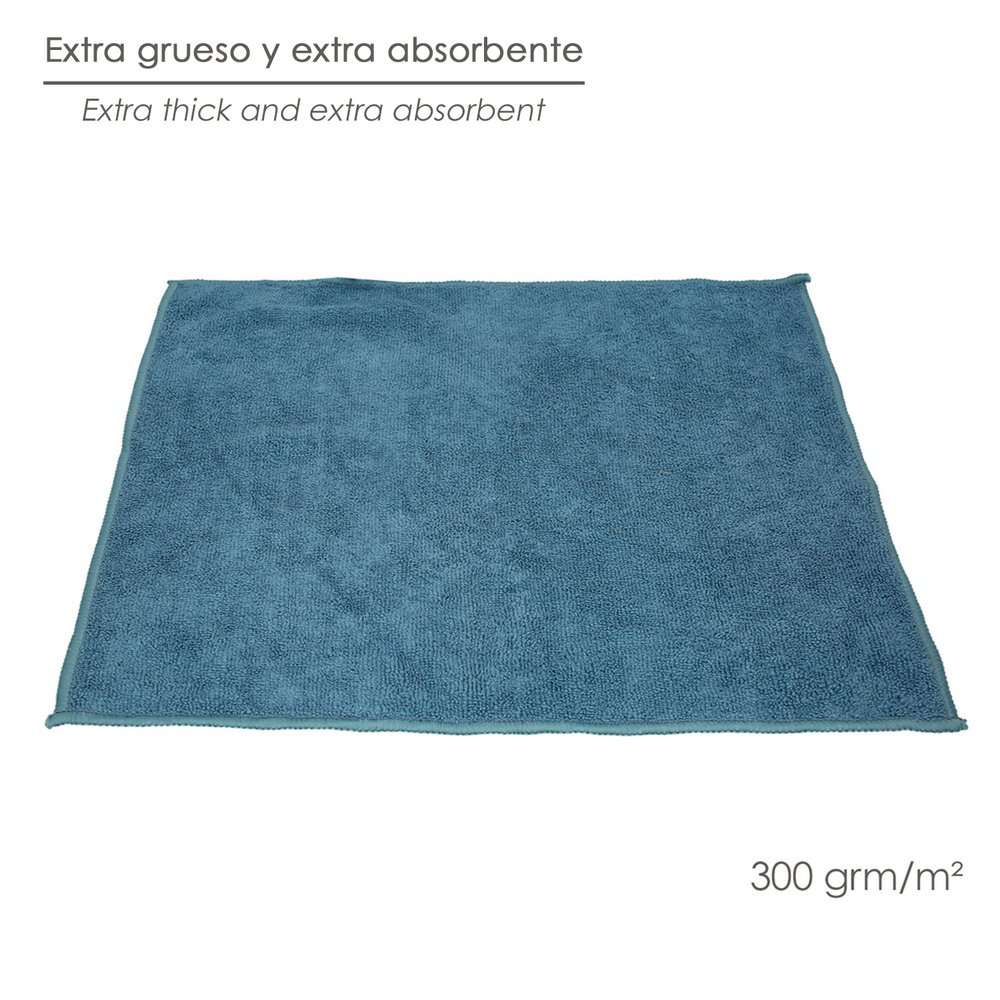 Paño Microfibra 35 x 40 cm / 300 Gramos (Pack 5 Piezas) 4 Paño Microfibra 35 x 40 cm / 300 Gramos (Pack 5 Piezas)