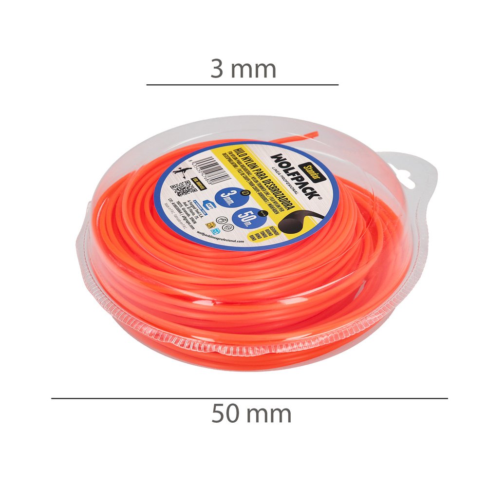 Hilo Nylon Redondo Ø 3,0 mm. (Dispensador 50 metros) 2 Hilo Nylon Redondo Ø 3,0 mm. (Dispensador 50 metros)