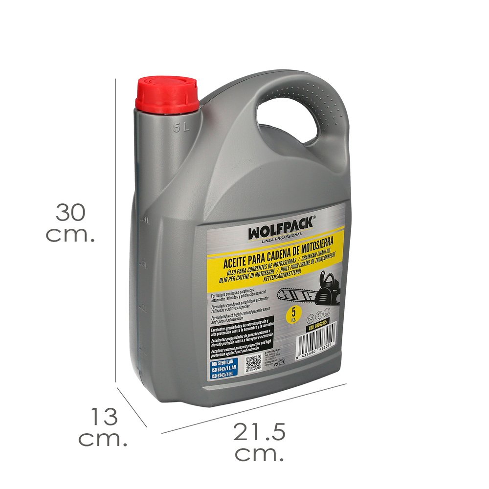 Aceite Para Cadenas y Barras Motosierra 5 Litros, Grasa Cadenas Motosierra, Lubricante Cadenas Motosierra 2 Aceite Para Cadenas y Barras Motosierra 5 Litros, Grasa Cadenas Motosierra, Lubricante Cadenas Motosierra