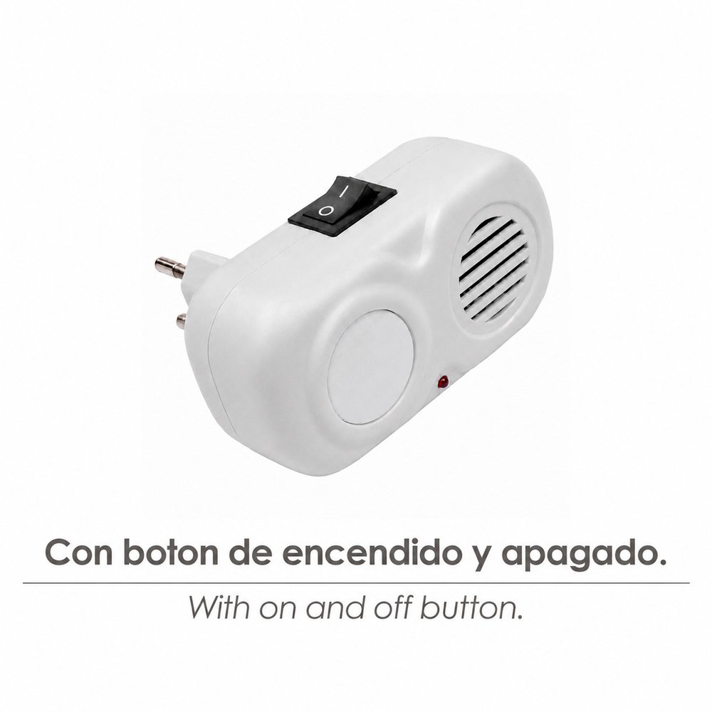 Ahuyentador Ultrasonidos Universal 60 m². 4 Ahuyentador Ultrasonidos Universal 60 m².
