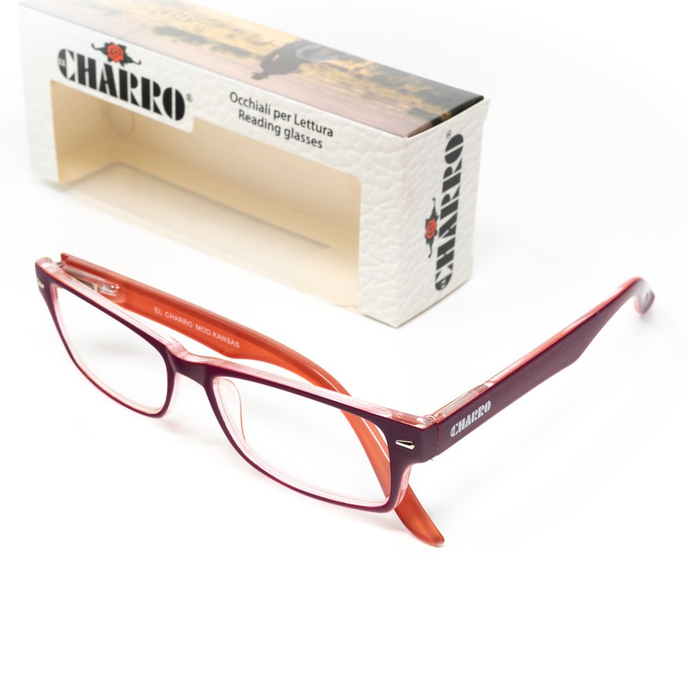 Gafas Lectura Kansas Morado / Naranja. Aumento +