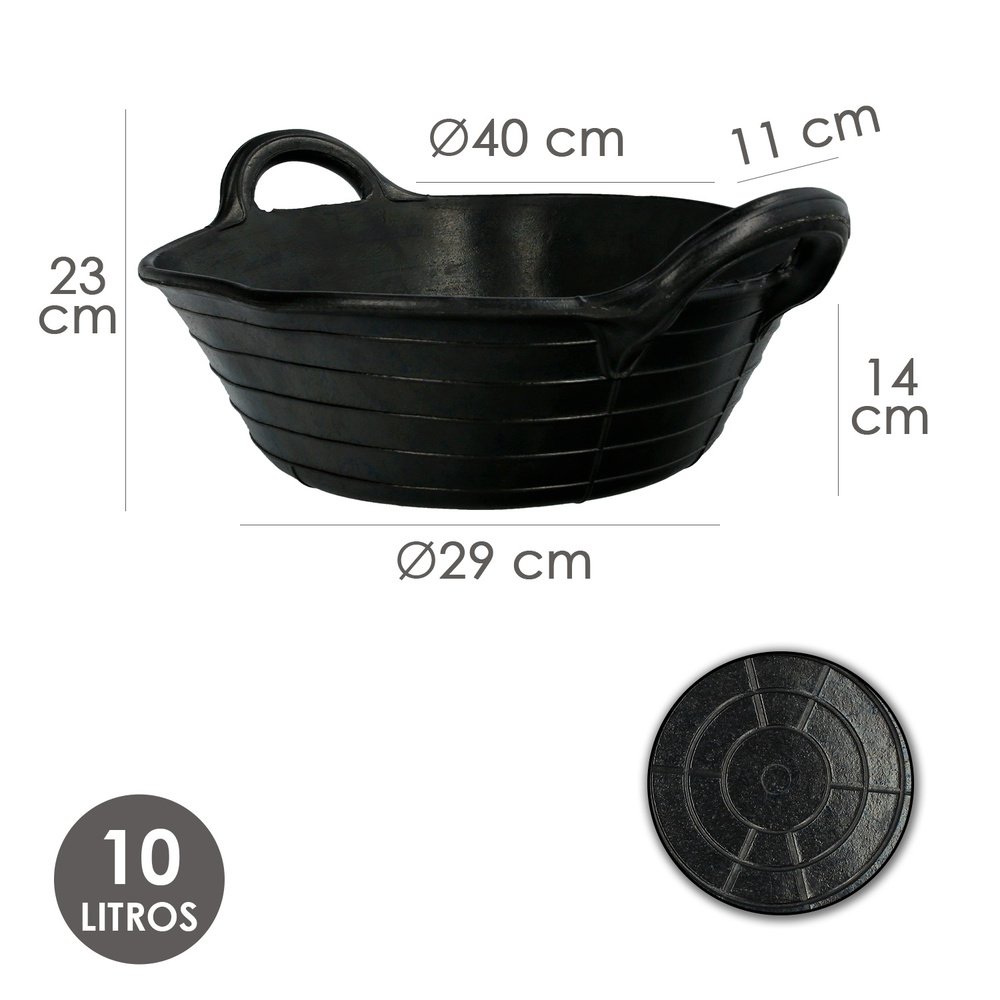 Espuerta Goma Wolfpack   12 l.