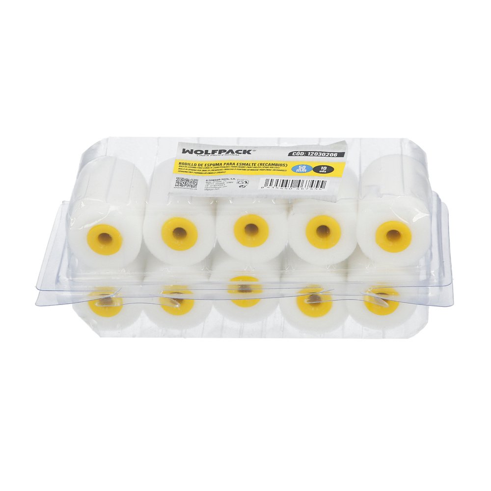 Rodillo Espuma Recambio Para Esmalte Acrilico 50 mm.  Set 10 Rodillos. Rodillo Espuma, Rodillo Pintura Acrilica