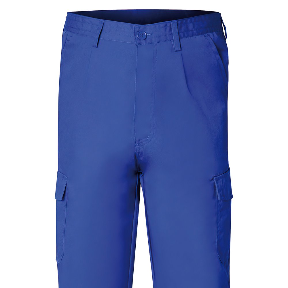 Pantalon De Trabajo Largo, Color Azul, Multibolsillos, Resistente, Talla 3 Pantalon De Trabajo Largo, Color Azul, Multibolsillos, Resistente, Talla