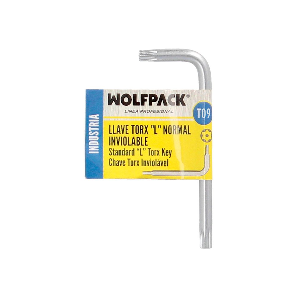 Llave Torx Inviolable Standar Acero Cromo Vanadio Profesional T