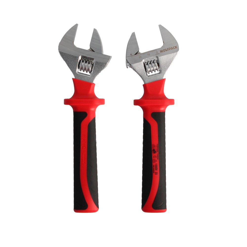 Llave Ajustable Aislada VDE 8". Llave Ajustable Aislada, Llave Inglesa, Llave Moleta Aislada, 2 Llave Ajustable Aislada VDE 8". Llave Ajustable Aislada, Llave Inglesa, Llave Moleta Aislada,