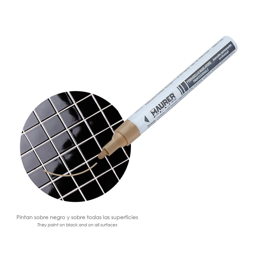 Rotulador Marcador Obra Profesional Pintura Permanente Oro 2 Rotulador Marcador Obra Profesional Pintura Permanente Oro
