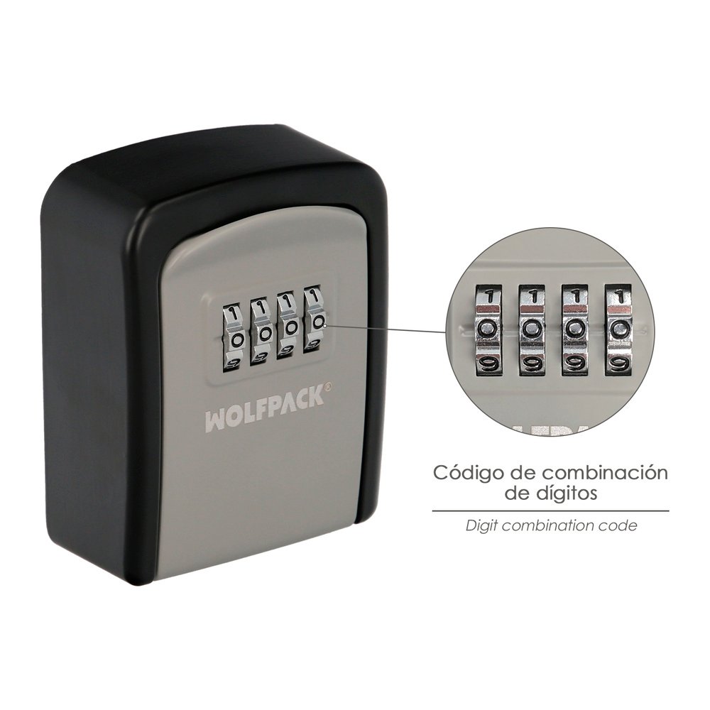 Caja De Seguridad Para Llaves Con Codigo, 4 Digitos. Llaves, De Llaves Pared, De Llaves Codigo03