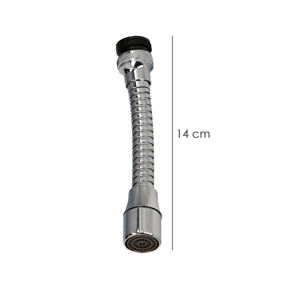 Atomizador Economizador Metalico Flexible Con Adaptador Macho / Hembra 2 Atomizador Economizador Metalico Flexible Con Adaptador Macho / Hembra