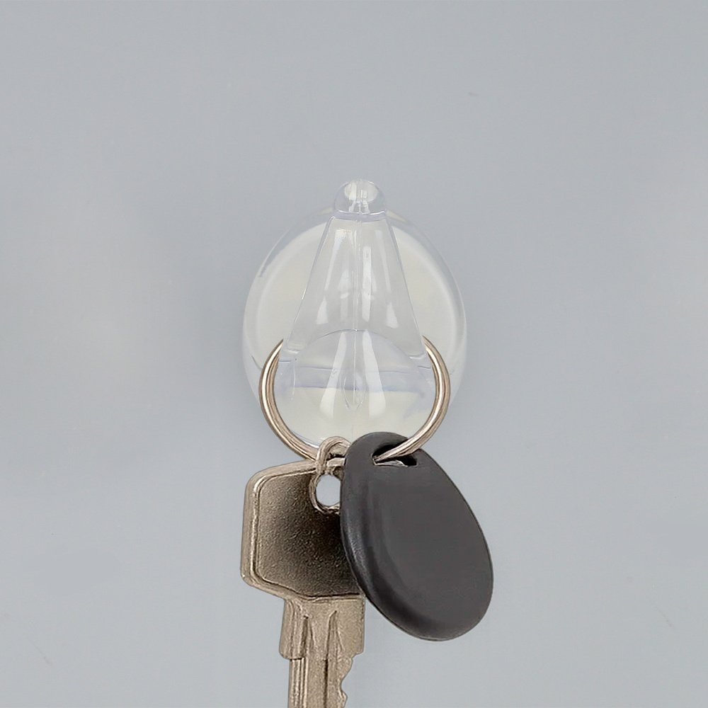 Colgador Oryx  Transparente Grande (Blister 2 Unidades) Adhesivo